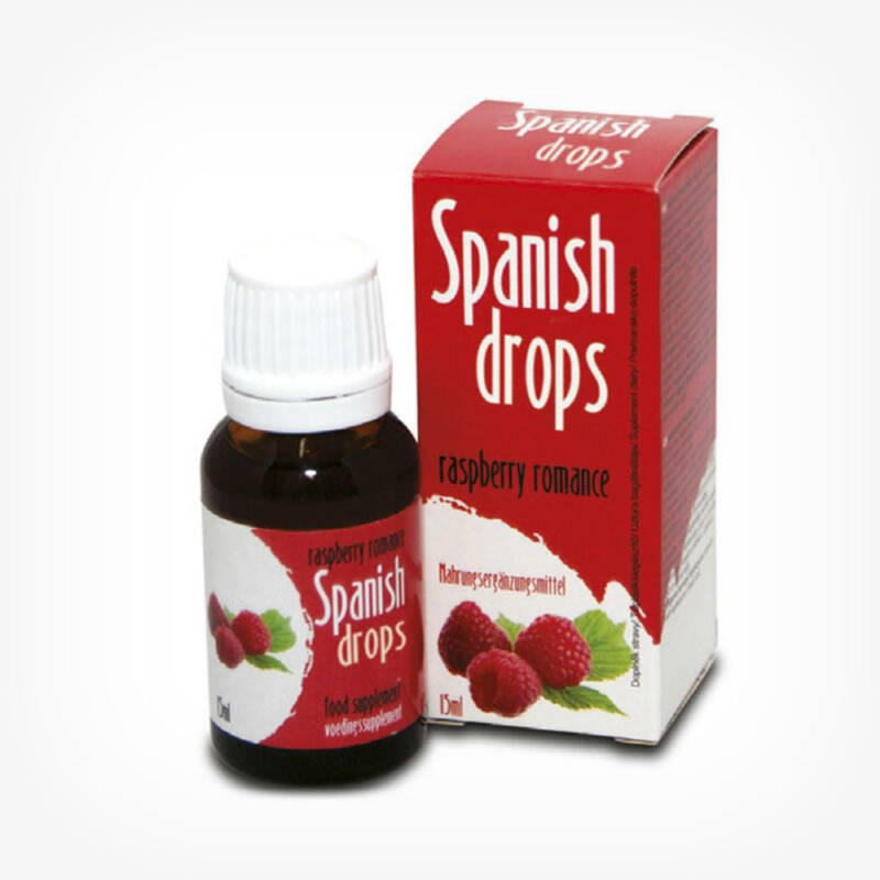 Picaturi afrodisiace Spanish Fly, cu aroma Raspberry Romance – Zmeura, unisex, pentru cresterea libidoului, 15 ml