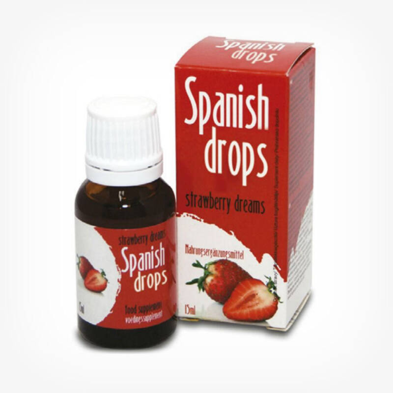 Picaturi afrodisiace Spanish Fly Strawberry Dreams – Capsuni, unisex, pentru cresterea libidoului, 15 ml