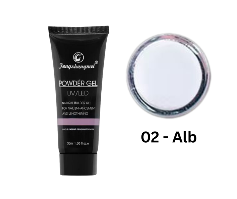 Polygel FSM Nr. 2 – Gel acrilic flexibil 30ML – ALB