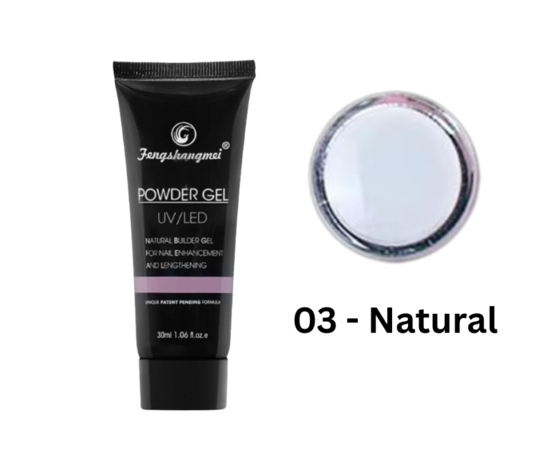 Polygel FSM Nr. 3 – Extensii și modele precise 30ML – Natural
