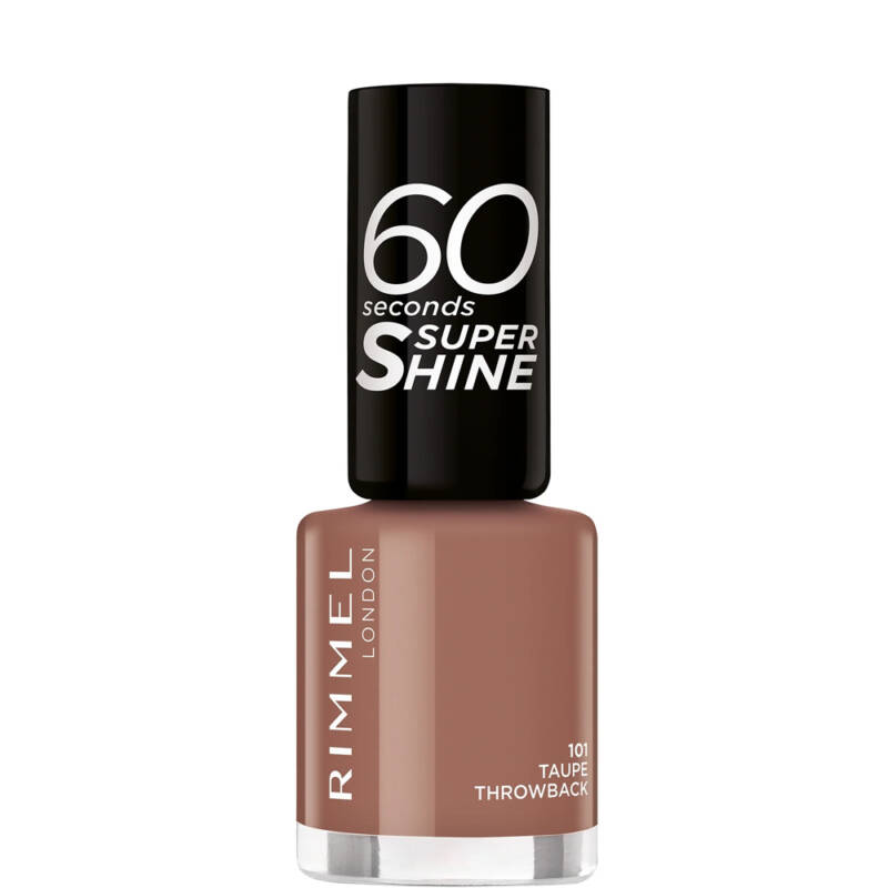 Rimmel 60 Seconds Super Shine Nail Polish – 101 Taupe Throwback