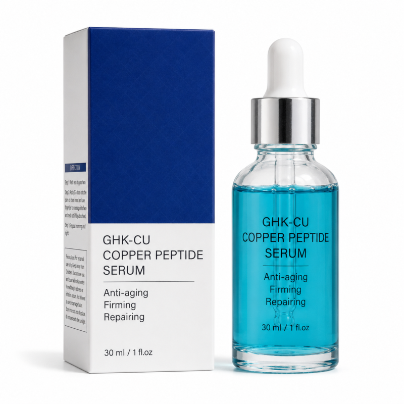 Ser cu peptide de cupru GHK-Cu pentru fermitate si ingrijire anti-imbatranire, 30 ml