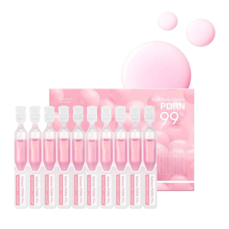 Ser cu Peptide de Somon PDRN 99% – Tratament Intens pentru Luminozitate, Regenerare și Hidratare, 10 × 1.5 ml