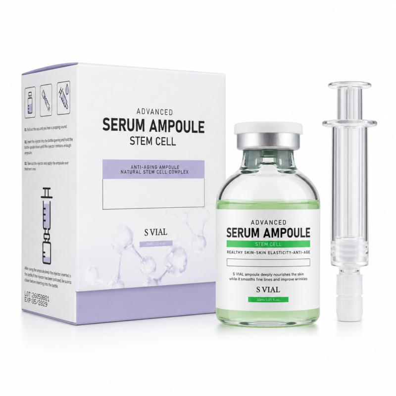 Ser facial concentrat cu acid hialuronic, niacinamidă și colagen pentru hidratare, elasticitate și îngrijire anti-îmbătrânire, 30 ml