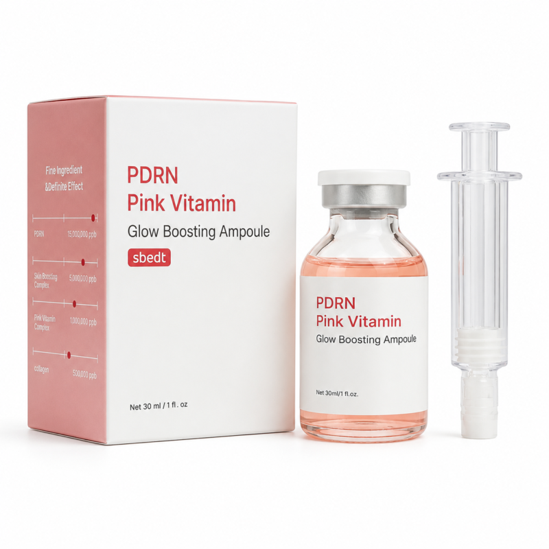 Ser facial concentrat cu PDRN, colagen și complex de vitamine pentru ten luminos și revitalizat, 30 ml