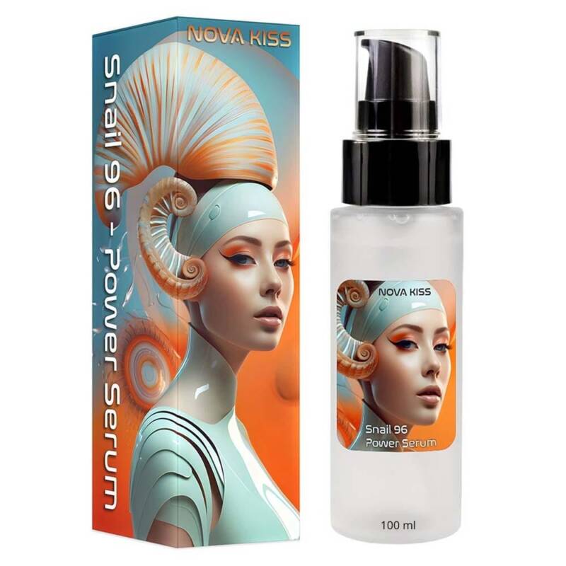 SER FACIAL PREMIUM CU 96% SECRETIE FILTRATA DE MELC, NOVA KISS  SNAIL 96 POWER SERUM, 100 ML