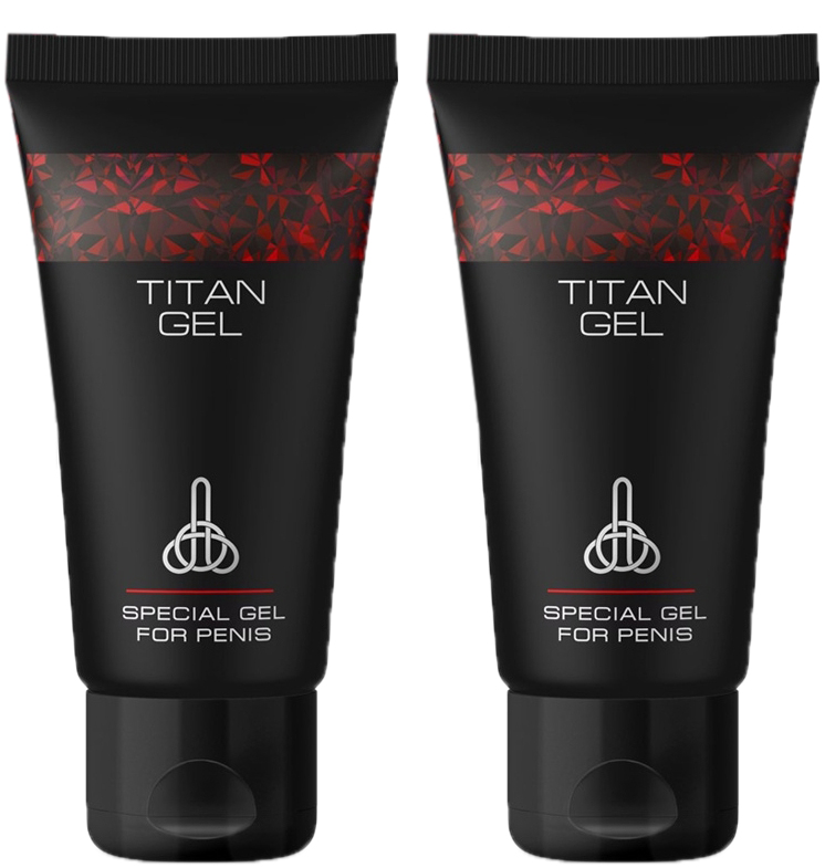 Set 2 Bucati – Titan Gel pentru Marirea Penisului 50 ml