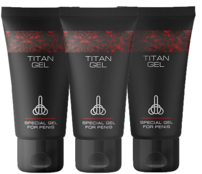 Set 3 Bucati – Titan Gel pentru Marirea Penisului 50 ml
