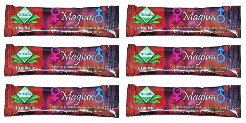 Set 6 Bucati -Supliment Alimentar pe Baza de Magiun cu Potential Afrodisiac THEMRA, 6×12 grame