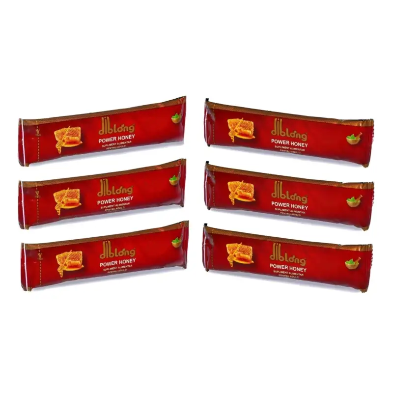 Set 6 Bucati- Supliment Alimentar pe Baza de Miere cu Potential Afrodisiac DIBLONG, 6×15 gr