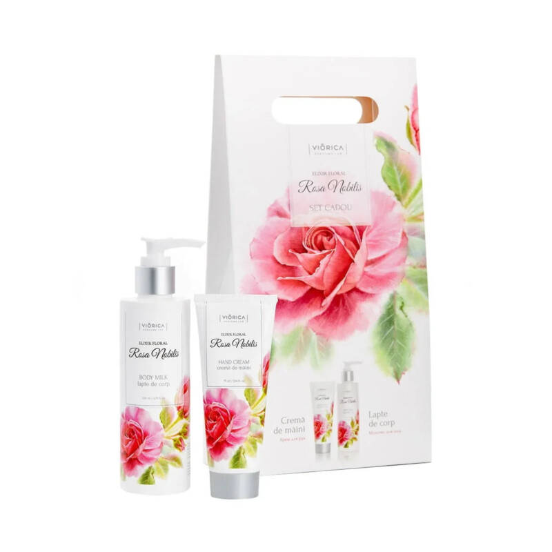 Set pentru corp „Elixir Floral Rosa Nobilis”