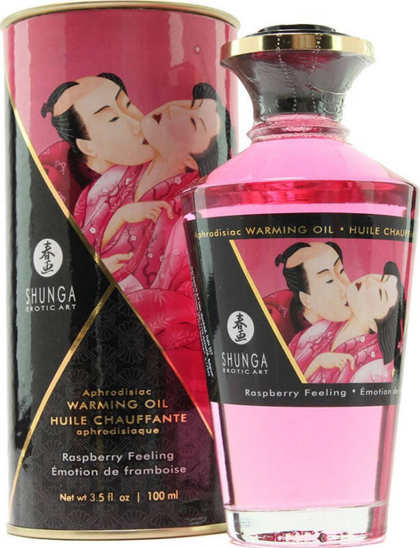 Shunga Ulei Afrodisiac cu Efect de Incalzire – Zmeura 100 ml