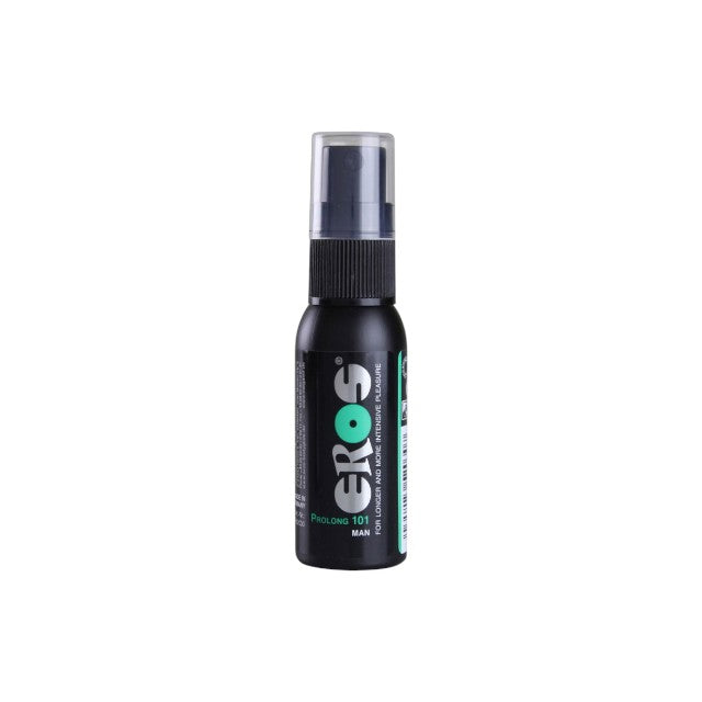 Spray EROS Prolong 101, ajută la întârzierea ejaculării, testat dermatologic, compatibil cu prezervative și lubrifianți, 30 ml
