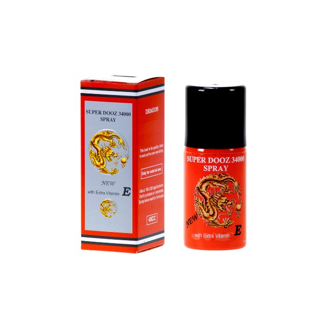 Spray SUPER DOOZ 34000, ajută la întârzierea ejaculării, cu vitamina E, 45 ml