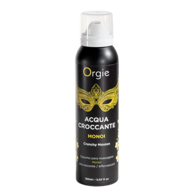 Spuma Orgie – Acqua Croccante MONOI, pentru masaj erotic, cu aroma de ulei monoï, 150 ml