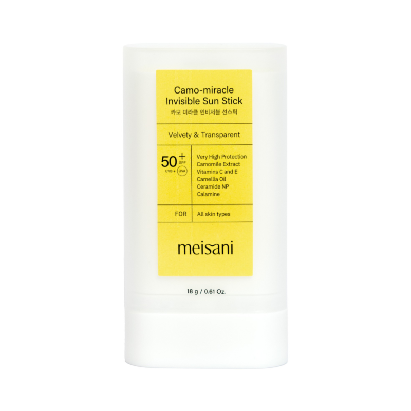 Stick cu protectie solara SPF50+ PA++++ Meisani Camo-miracle Invisible Sun Stick 18gr