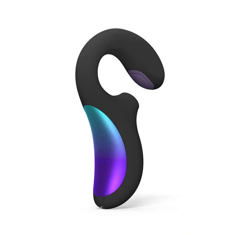 Stimulator Lelo ENIGMA Double Sonic, Aplicatie Mobila Lelo Connect, Silicon, USB, Negru