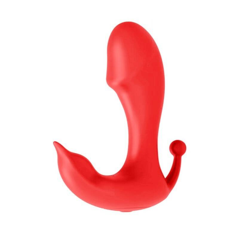 Stimulator Mateo, Bluetooth Control, Free App, Silicon, USB, Rosu, 10.5 cm