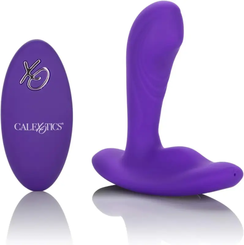 Stimulator Pinpoint Pleaser Remote Control, 12 Moduri Vibratii, 3 Moduri Rotatii, Silicon, USB, Mov