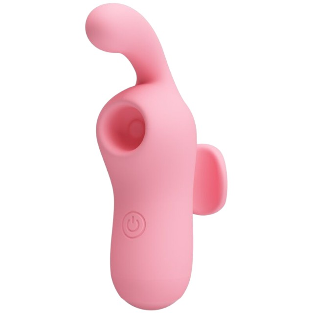 Stimulator PrettyLove – Magic Fairy, pentru stimulare clitorisului, 9.1 cm, roz