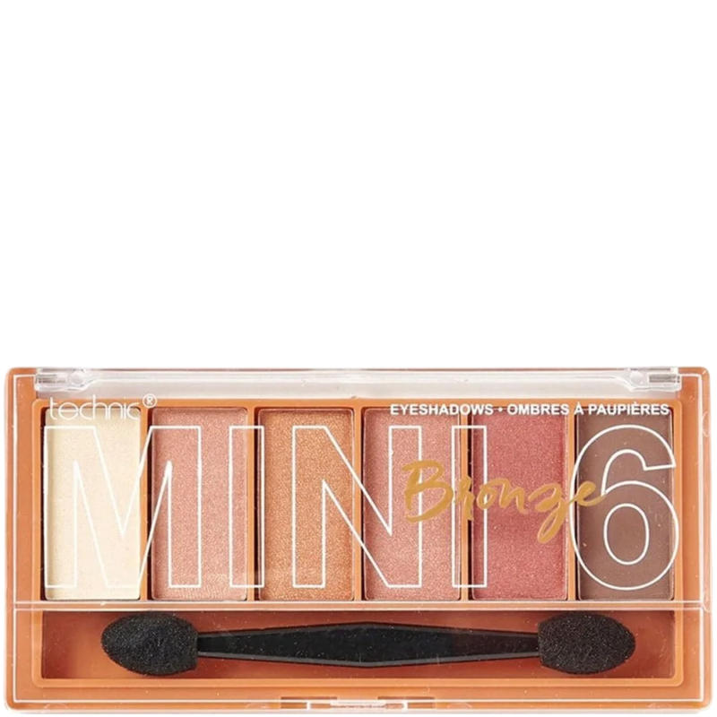 Technic 6 Colour Eyeshadow Palette – Bronze