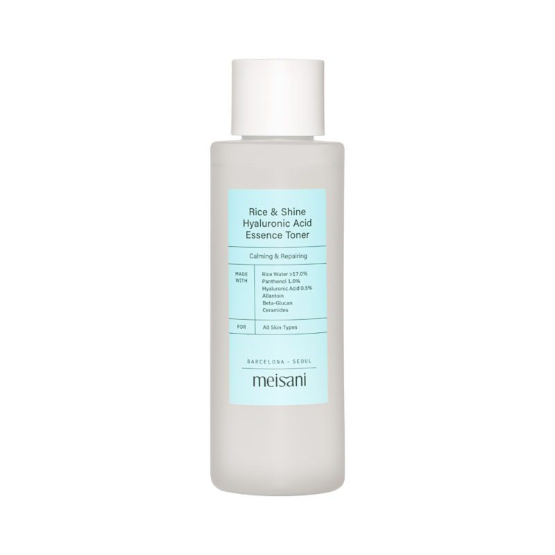 Toner cu orez pentru stralucire si hidratare Meisani Rice And Shine Hyaluronic Acid Essence 150ml