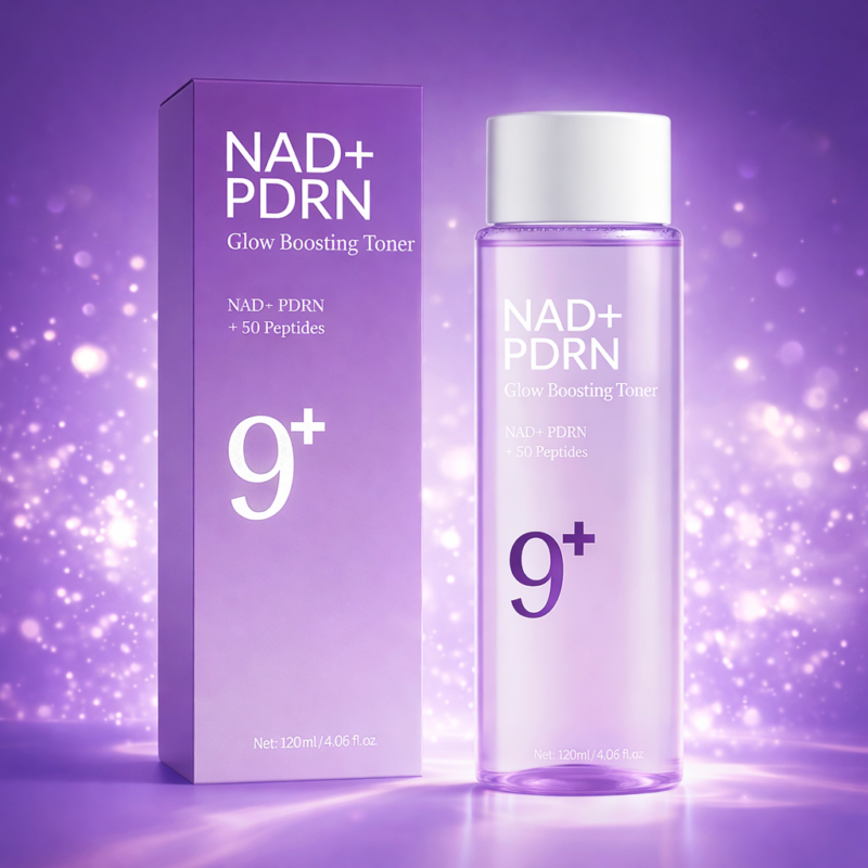 Toner Hidratant cu NAD+ și PDRN Salmon – Glow Radiant, Fermitate și Hidratare Intensă pentru Toate Tipurile de Piele, 120 ml