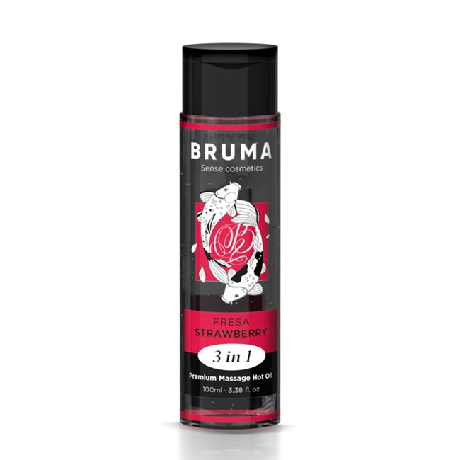 Ulei de masaj BRUMA – Strawberry, 3 in 1, 100 ml