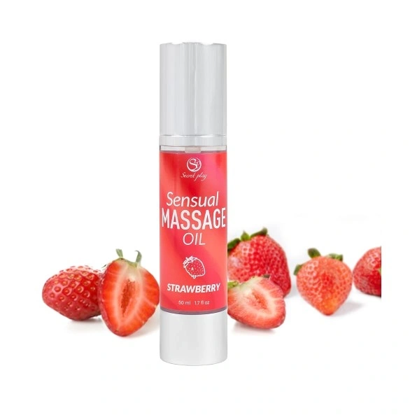 Ulei de Masaj Erotic cu Capsuni 50 ml