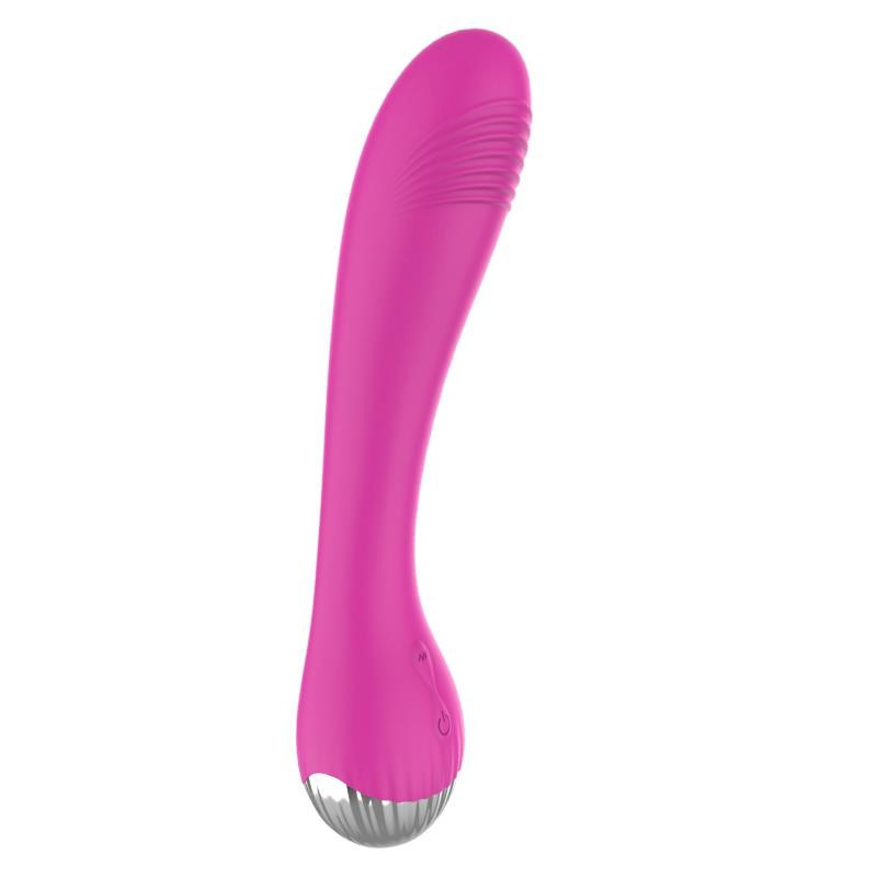 Vibrator A-GUSTO Vibe, USB, roz, cu 6 functii de vibratie