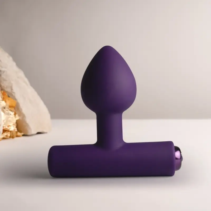 Vibrator Anal NOVA Astryx 16 Moduri Vibratii, Silicon, USB Magnetic, Mov, 9.5 cm
