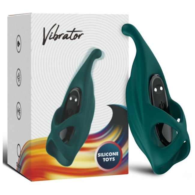 Vibrator ARMONY – FINGER STIMULATOR, 9 functii de vibratii, verde