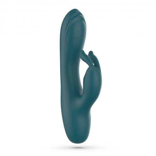 Vibrator Crushious Lola Mini Rabbit, 10 Moduri Vibratii, Silicon, USB, 14.5 cm