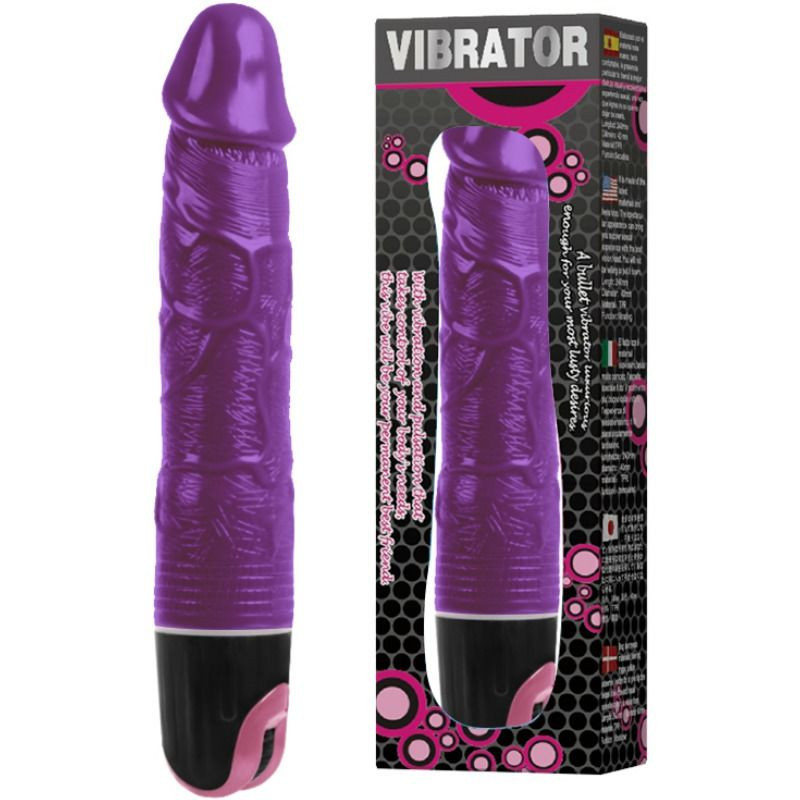 Vibrator DANCE – MULTI-SPEED, lila, 24 cm, cu vibratii la mai multe v