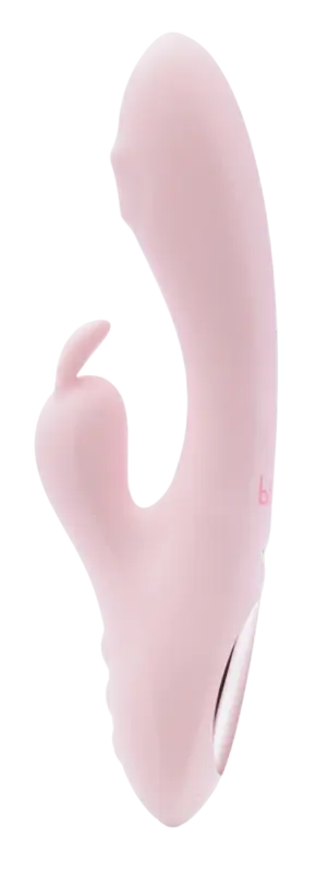 Vibrator Iepuras Fairy Flutter, 10 Moduri Vibratii, Silicon, USB, Roz, 19 .7 cm