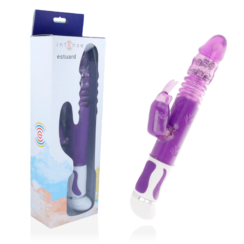 Vibrator INTENSE – ESTUARD UP&DOWN ROTATOR, lila, cu miscare r