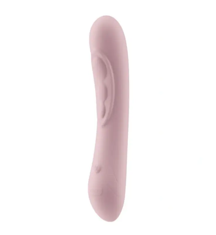Vibrator KIROO G-spot Pearl3, Bluetooth Control, Free App, Silicon, USB, Roz, 20 cm