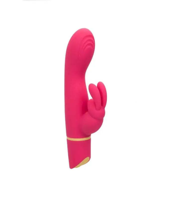 Vibrator Love Bunny Vibrating G, 12 Moduri Vibratii, Silicon, USB, Roz, 19 cm