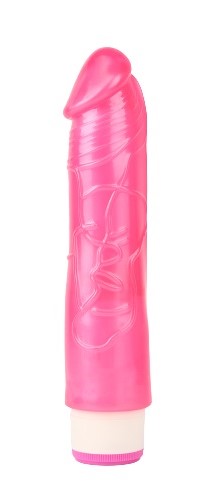 Vibrator Realist Sexy Whopper Multispeed, TPE, Roz, 20.2 cm