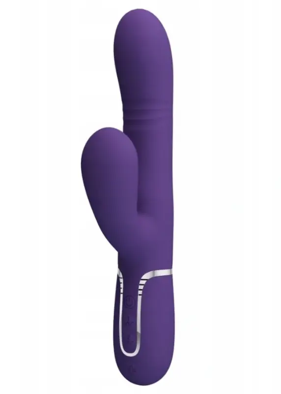 Vibrator Twinkled Tenderness Mariana, 4 in 1, Silicon, USB, Mov, 22.6 cm