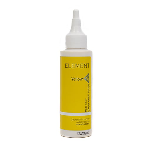 Vopsea de par Demipermanenta Profesionala ELEMENT Yellow – 100 Ml