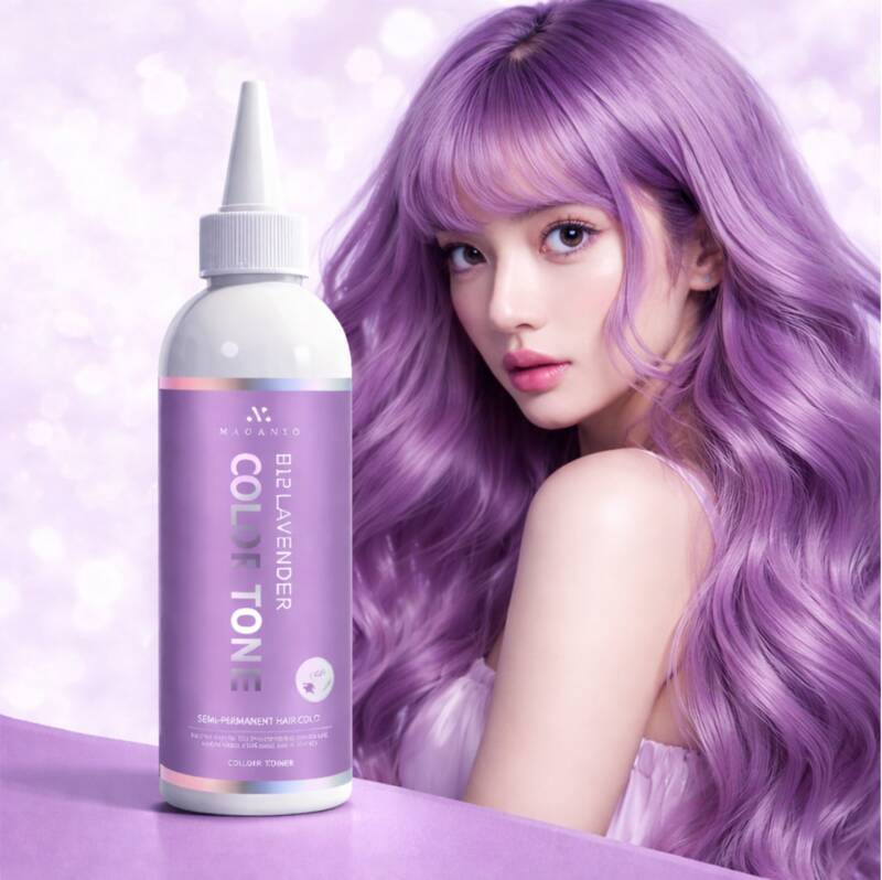 Vopsea de păr semipermanentă profesională – Lilac (Lavander) intens, 200 ml